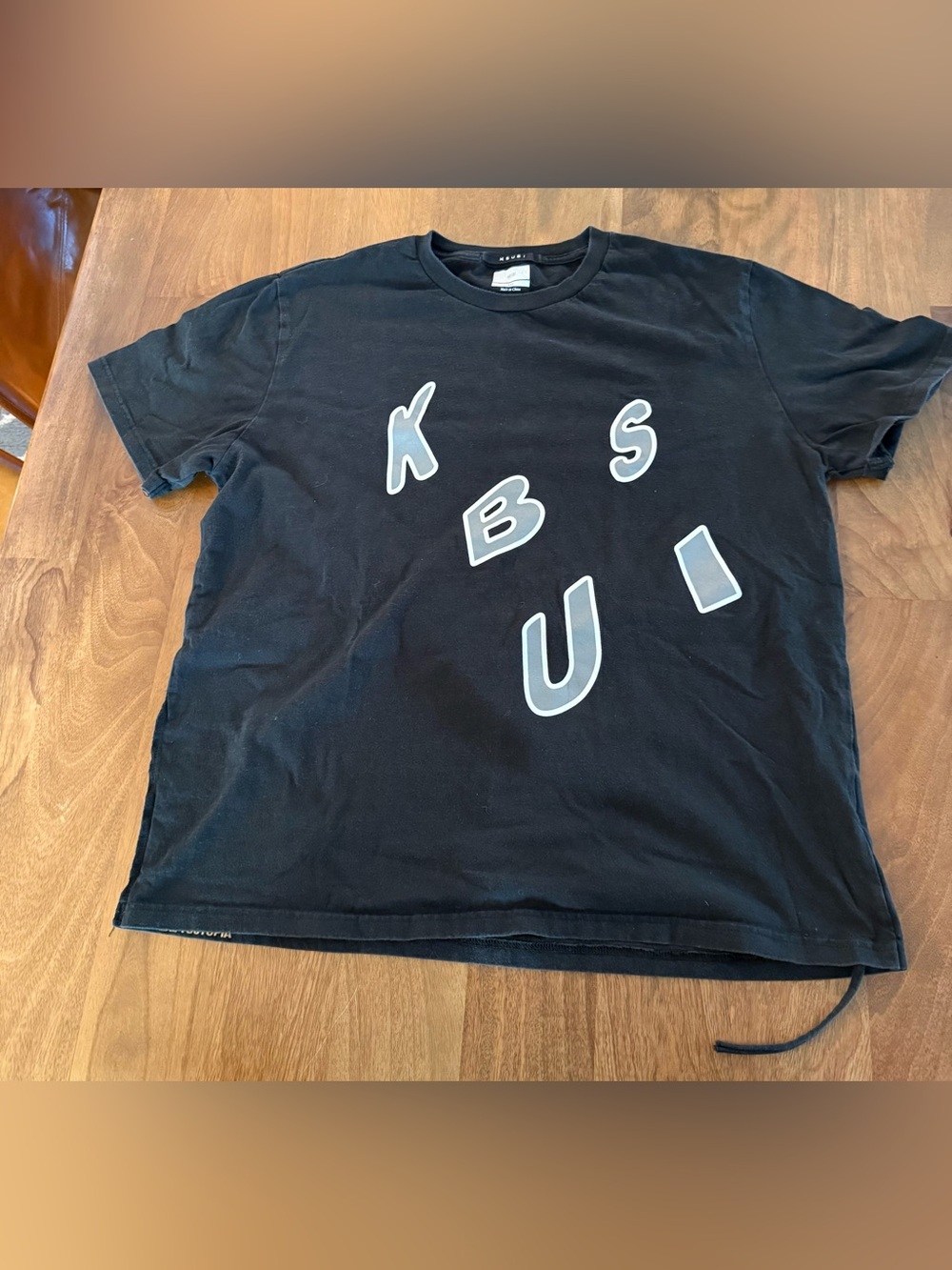 Ksubi Letters Cross Kash SS Tee Jet Black